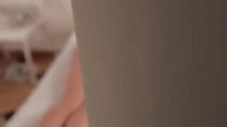 A man reeled in a stunning blonde after a massage session