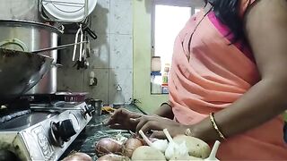 Two guys fucked the hot Indian mom with a big dick