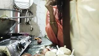 Two guys fucked the hot Indian mom with a big dick