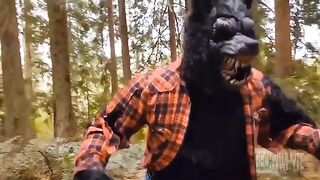 Date turned into a werewolf, gripping pussy creampie