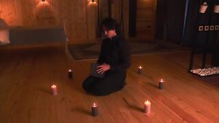 Exorcising a demon from a hot MILF with big tits