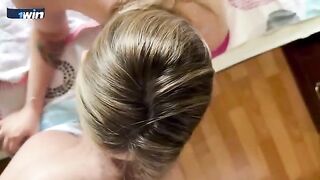 Stepmom with huge tits is getting banged by her stepson in a steamy scene