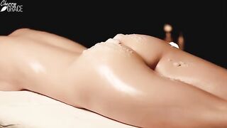 Relaxing massage with a crunchy mousse ending in a big creampie