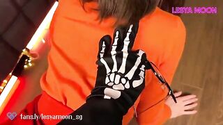 The white mask man fucked nerdy girl Velma on Halloween night
