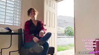 A crying Jewish ranch wife has sex with her neighbor's son for the first time