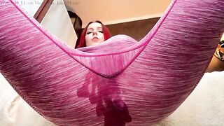 Redhead girl with perfect ass enjoys anal sex