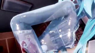 3D Hentai MMD - A Squishy Slime Miku Service