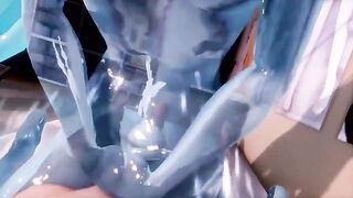 3D Hentai MMD - A Squishy Slime Miku Service