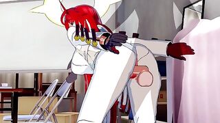 Guilty Gear Jack-O' Challenge with a spicy Halloween twist, featuring Lewd Succubus action