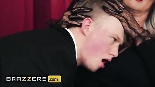 Older woman Sally D'Angelo gets fucked by younger Jimmy Michaels to cure her grief