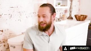 The annoyed stepbrother fucked his sister Laney Grey in the bathroom