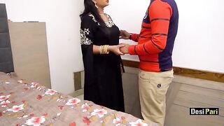 Desi Pari’s tight pussy pounded by step-brother in Hindi dirt