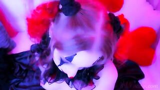A man received a blowjob and facial from a kinky clown