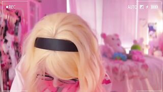 SpiderGwen tied me up and used my cock in an intense scene