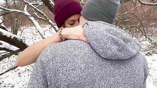 A husband shared his wife with friend in the middle of a snowstorm