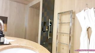 Leah Meow was fucked by a certain someone in a hotel room