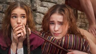 Hermione Granger finds a new spell and fucks with the guy