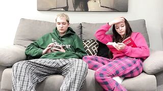 She wanted to read a book but her stepbrother distracted her