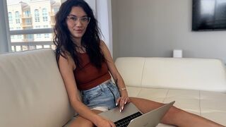 The guy tried to fuck his step sister, but she wore nerdy glasses