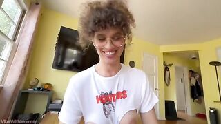 The guy fucked his stepmom and she got fired from her job in this hot scene