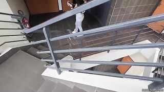 Two fake agents fucked the Chilean model with perfect ass hard