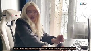 The misunderstanding with the tutor was solved by a hot sex