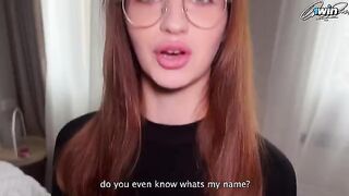 A stepdad found a way to get close to a slim, 18-year-old redhead