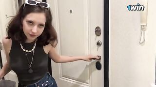 Met cute Ukrainian schoolgirl on the street and fucked her hard