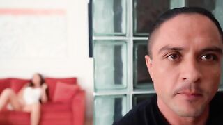 Pervert guy caught his stepmom masturbating, fucked her hard