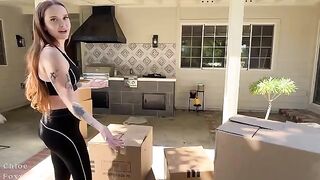 College beauty Chloe Foxxe takes her stepbrother's virginity