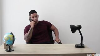 An 18-year-old babe gets fucked by an agent who wants her big cock