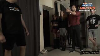 An orgy is taking place in a school with teachers as participants