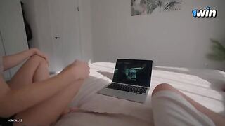 My stepsister replaced the series with sex while my parents were away