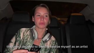 A talented Russian artist makes her debut in this steamy porn vlog