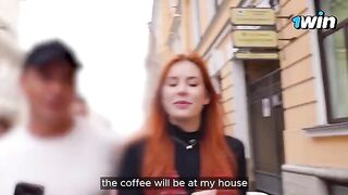 Redhead hacks into a camera, seduces a YouTuber, and gets fucked hard