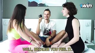 The guess the body part challenge with a twist for lesbian couples
