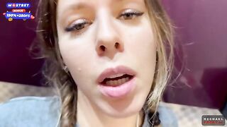 Flatmate-girl doesn’t mind periodic sex in the kitchen and getting cum on her pigtails