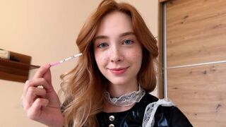 What to do if the maid is pregnant after a creampie? Fuck her again hard!