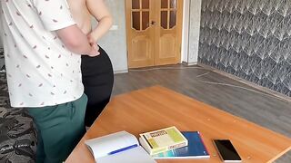 Hot MILF teacher fucked by a young student in a steamy encounter