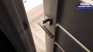 I was spying on my stepsister, and she ended up sucking my dick