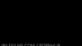 Two lesbian beauties fuck at night in the bedroom