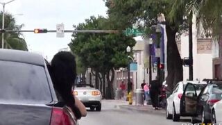 The young guy fucked in his car two whores together
