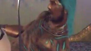 A cute brunette is having fun on a big dick