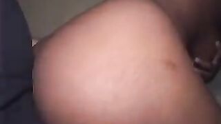 A cute woman has real sex with a black guy with big ass