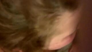 I put my dick in her mouth while she was eating eggs