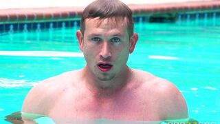 I wanted to tan and I was fucked near the pool