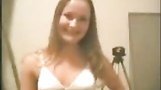 A young and sexy girl gets fucked hard in this steamy homemade video