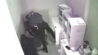 The employee was fired for fucking with a girl in the office