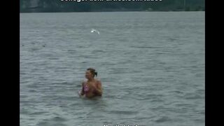 A gang of Russian students fucked by guys in nature