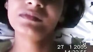 Her embarrassment did not last long before the dick